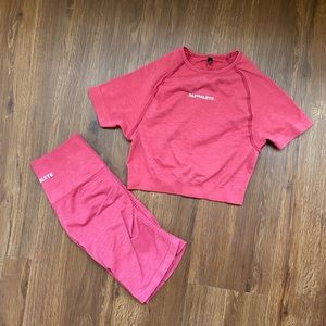 alphalete seamless workout set